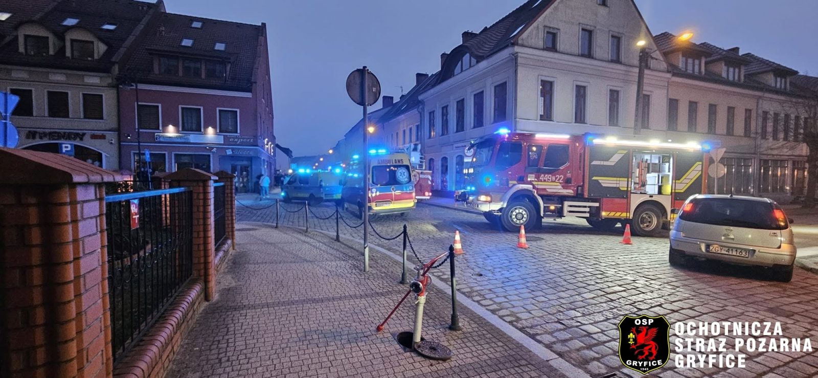 Pożar mieszkania przy ul. Niepodległości