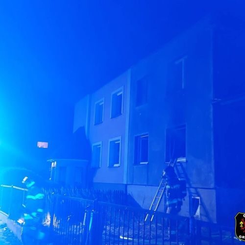 Pożar mieszkania przy ulicy Gdyńskiej